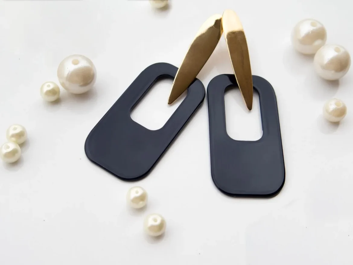 Black and Gold Earrings for Women - black and gold earrings for women